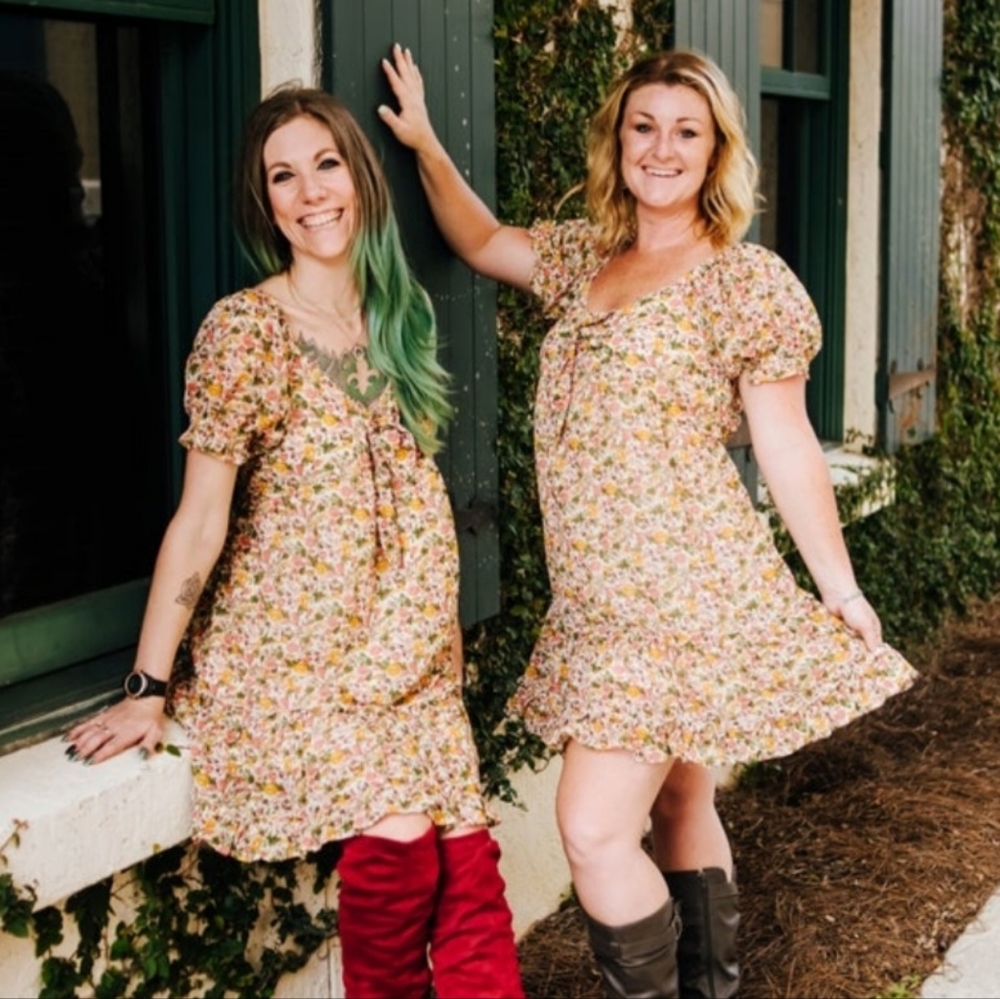 Ditsy Floral Print Dress